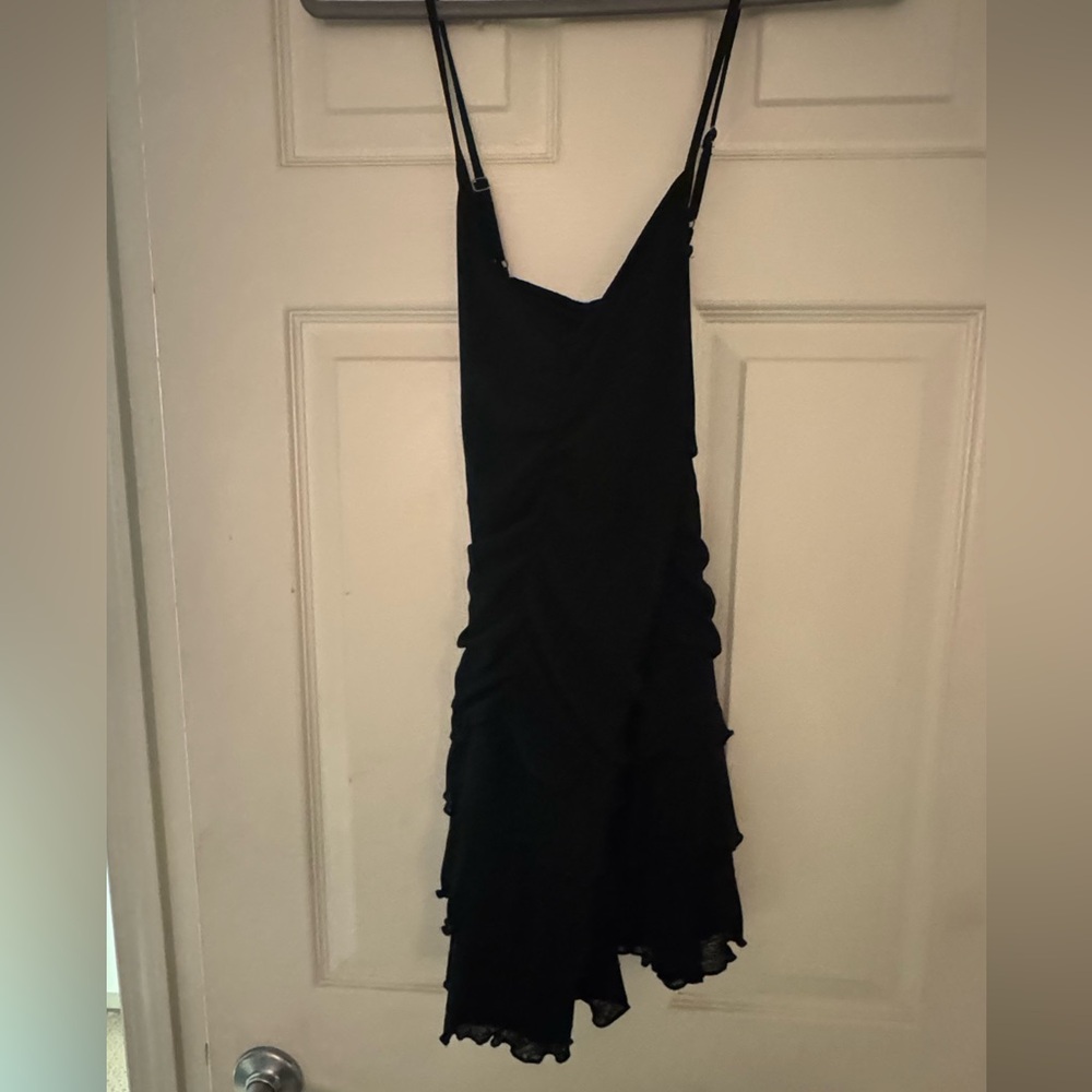 NWT Wild Fable Black Asymmetrical Sheath Dress